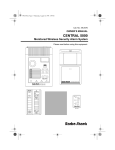 Radio Shack CENTRAL 5000 49-2570 Owner`s manual