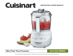 Cuisinart DLC-2009CHB Specifications