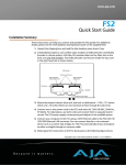 AJA FS2 Quick Start 1.1