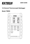 Extech Instruments TM500 User guide