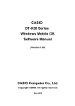 Casio DT-X30 R-50C Specifications