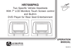 Audiovox HR7008PKG Specifications