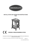 Broseley VERONA 16 Technical data