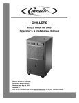 Cornelius CH550 Installation manual