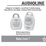 AUDIOLINE Baby Care 4 Operating instructions