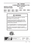 Bard W24G1-B Specifications