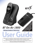 BT 1300 Executive User guide