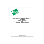 Digi MIL-3310FTX User`s guide