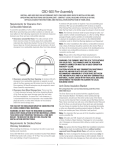 chicago brick oven CBO - 500 Operating instructions