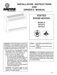 Empire Products RH-25-6 Owner`s manual