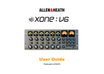 ALLEN & HEATH XONE V6 User guide