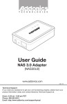 Addonics Technologies NAS 3.0 User guide