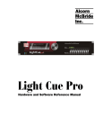 Alcorn Mcbride Light Cue Pro Specifications