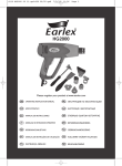 Earlex HG2000 Instruction manual