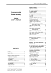 Array electronic 3645A User`s manual