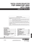 Yamaha J-3000 Service manual