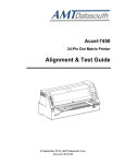 AMT Datasouth Accel-7450 User manual