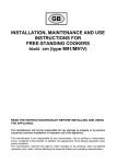 INSTALLATION, MAINTENANCE AND USE