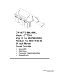 Electrolux 960 72 00-10 Owner`s manual
