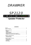 Drawmer SP2120 Specifications