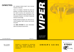 Viper 5706V Instruction manual