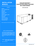 York DJ 048 Installation manual