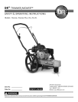 Weed Eater SG Series Operating instructions