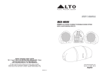 Alto OEX-400 User`s manual
