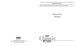 DSC Classic PC580 Instruction manual
