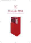 WINEMASTER C50 IN Installation guide