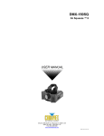 Chauvet DMX-150SQ User manual