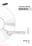 Samsung DVD-R125 Instruction manual