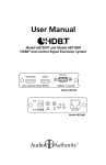 Audio Authority HBT200R User manual