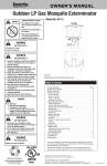 Blue Rhino SkeeterVac SV-15 Owner`s manual