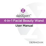 Dermovia 4-in-1 Facial Beauty Wand User manual
