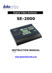 Master audio HD 2000 Instruction manual