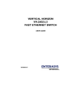 Enterasys Vertical Horizon VH-2402-L3 User guide