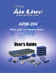 AirLive ARM-204 User`s guide