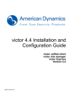 American Dynamics ADCC0200 Specifications