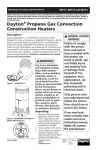 Dayton 6BY74 Operating instructions