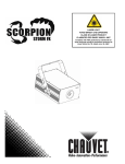 Chauvet Scorpion RGY Operating instructions