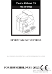 Quality Espresso Water/Steam Dispenser Operating instructions