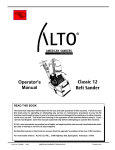 Alto Classic 12 Operator`s manual