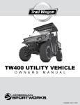 American Sportworks UTV Operating instructions