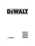 DeWalt D25223 Technical data