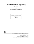 Electro Industries SM1-16 User manual