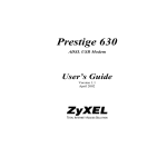 ZyXEL Communications Prestige 630-C series User`s guide