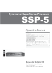 Dynavector SSP-5 Specifications