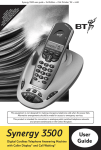 BT Synergy 3500 User guide