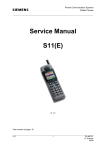 Siemens S6 PCN Service manual